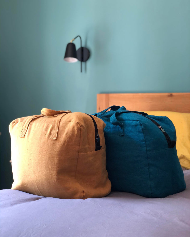 Grands sacs en lin