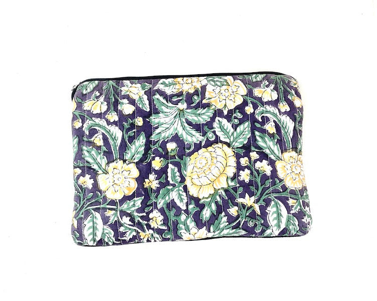 Housse ipad ou tablette bleu et vert