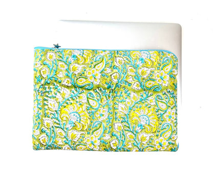 Housse ordinateur 13 pouces jaune