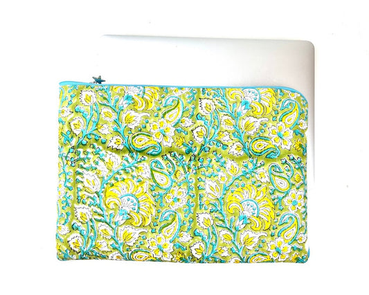 Housse ordinateur 13 pouces jaune