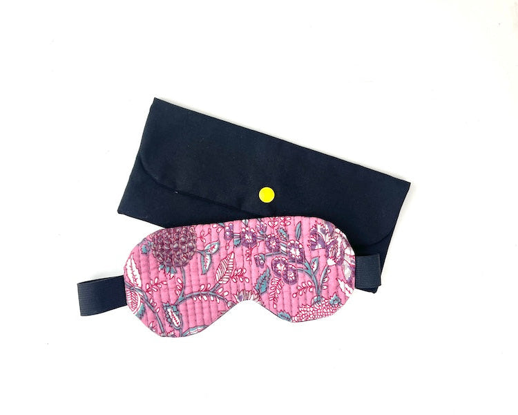 masque de nuit occultant mauve