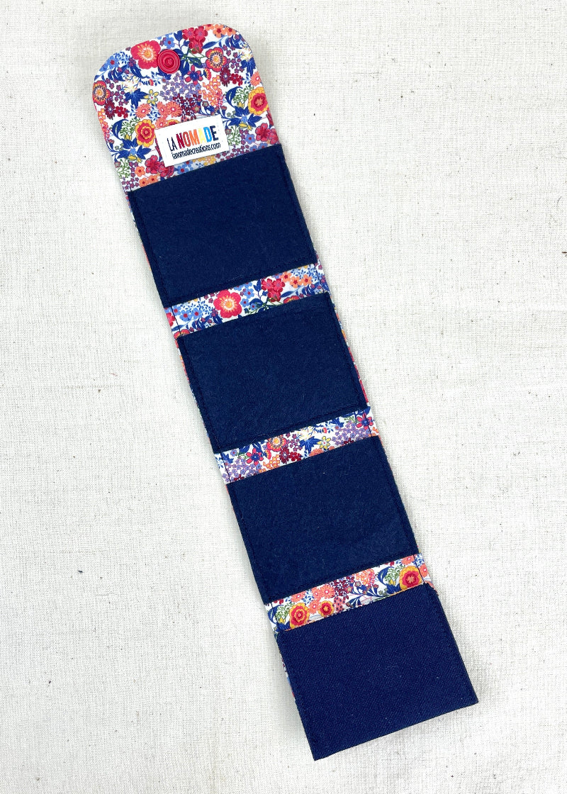 Mini trousse à bijoux bleu marine