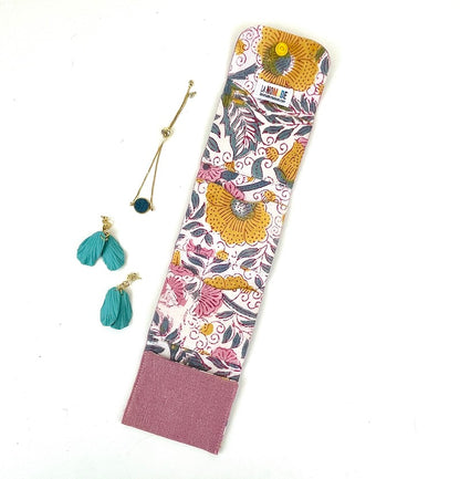 mini trousse à bijoux plate