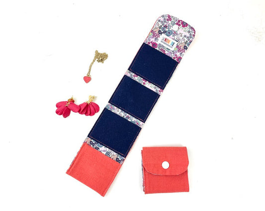 mini trousse a bijoux nomade orange
