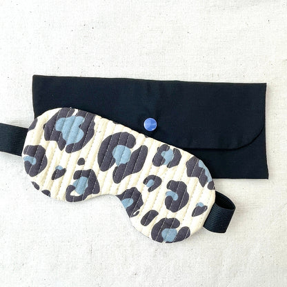 Masque de nuit occultant tissu léopart