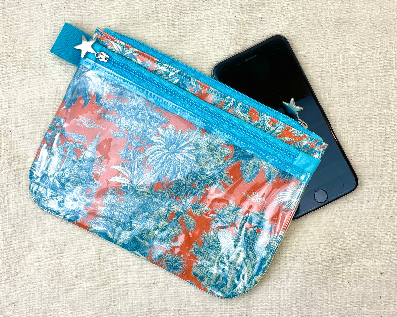 Petite trousse tactile smartphone orange