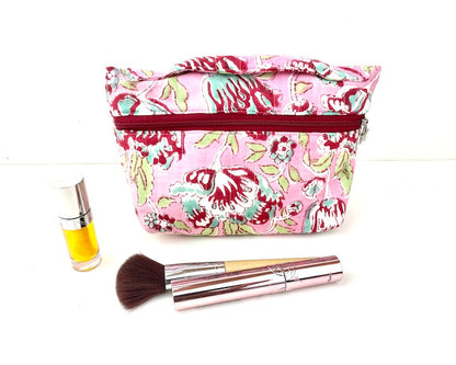 trousse makeup vanity rose