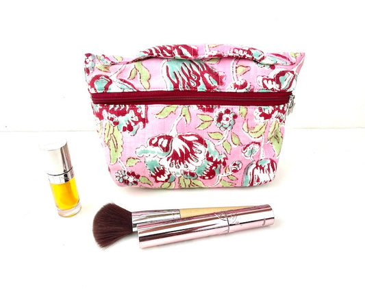 trousse makeup vanity rose