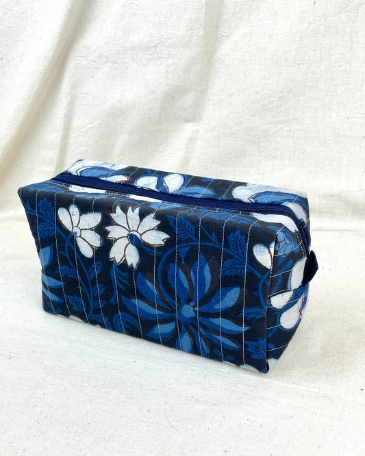 Trousse  de toilette moyenne couleur bleue