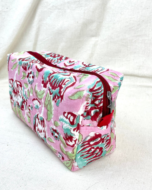 Trousse de toilette moyenne couleur Rouge